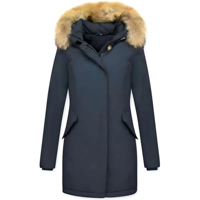 Matogla Winterjas met bontkraag parka jas