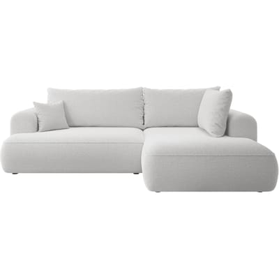 Hoekbank Philipa Big rechts bouclé met slaapfunctie | Selsey Design