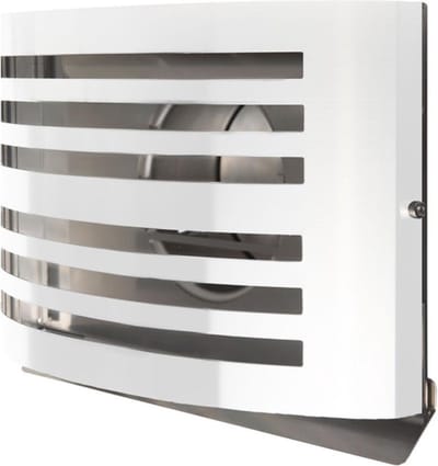 Overdruk Ventilatierooster Alfa 15 cm Mat Wit