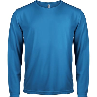PROACT® Herensportshirt Lange Mouwen PA443 - Aqua Blue - S