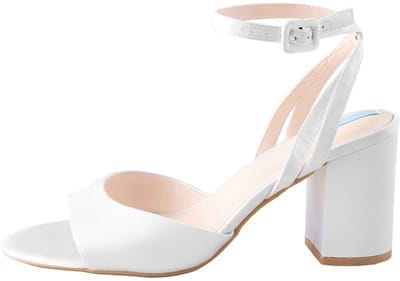 Next - Dames - Forever Comfort® bruiloftspumps met ronde neus en blokhak - Wit