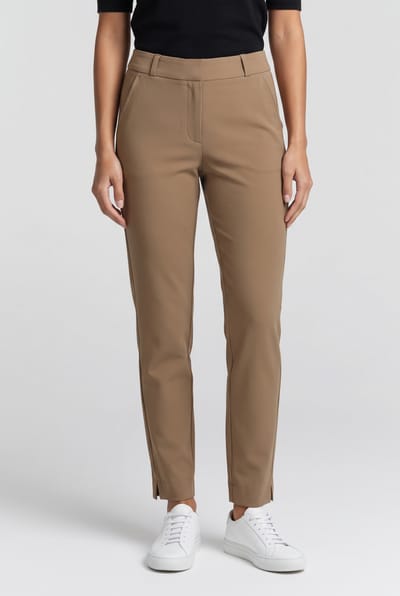 Studio Anneloes Maurik Bonded Trousers Earth Größe: XXS | Stoffhosen Outlet | Damen | Braun
