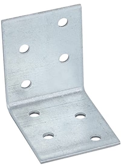 Hoekverbinder 50 x 50 x 40 mm - Verzinkt - 25 Stuks - Voor Diverse Toepassingen