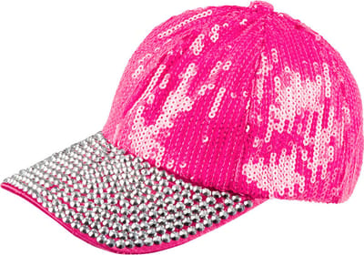 Boland - Pet Bling bling Roze - Verstelbaar - Volwassenen - Unisex - Glitter and Glamour