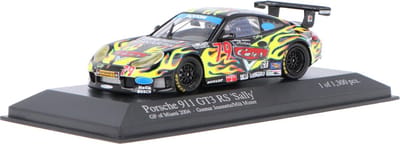 Porsche 911 GT3RS 'Sally' (996) Minichamps Modelauto 1:43 2004 Gunnar Jeannette / Milt Minter Team