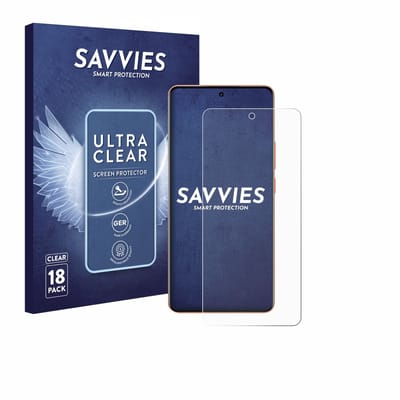 Savvies - Screenprotector voor realme P4 Power - Folie Beschermfolie transparant 18 Stuks