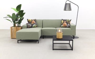 Boavista/Toronto loungebank chaise longue - Heritage leaf - 3-delig - rechts