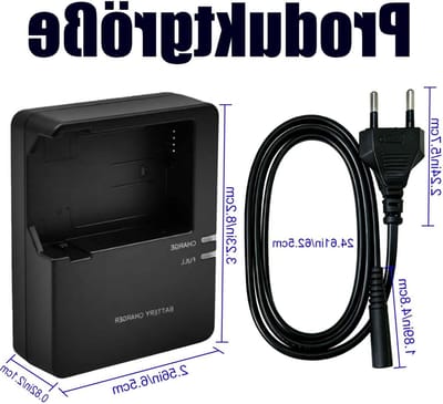 Acculader voor Canon EOS 550D, 600D, 650D en 700D - Snellader voor digitale spiegelreflexcamera's met LP-E8 accu, geschikt voor T2i T3i T4i T5i modellen