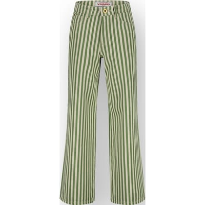 Extra Wide Leg Jeans Cassie Stripe