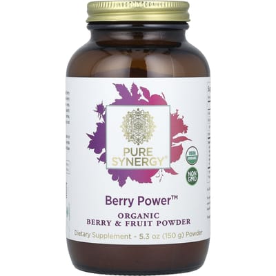 Pure Synergy, Berry Power™, Biologisch bessen- en fruitpoeder, 150 gram (150 gr)