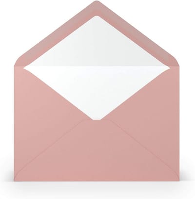 C5 Enveloppen Roze Geribbeld zonder Venster - 100 g/m² - Natte Sluiting