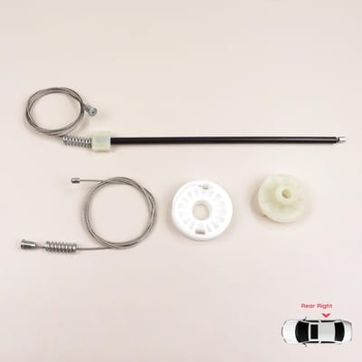 EWR5548 Raammechanisme Reparatieset Achterdeur Rechts voor BMW X3 MK2 F25 2010-2014 Pre-Facelift 51357267104