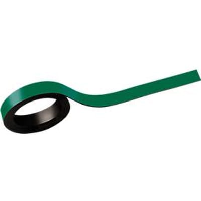 Magneetband - zelfklevend - 10 mm x 10 m - groen - ons merk Schäfer Shop Select