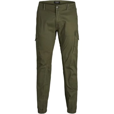 JACK&JONES PLUS JPSTPAUL JJFLAKE CARGO OLIVE N. NOOS PLS Heren Broek - Maat 44 X L32