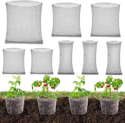 Plantenmand Bescherming - Wortelmand Netzak - Bescherming Tegen Ongedierte - Roestvrij Staal - Diverse Maten - Metaal