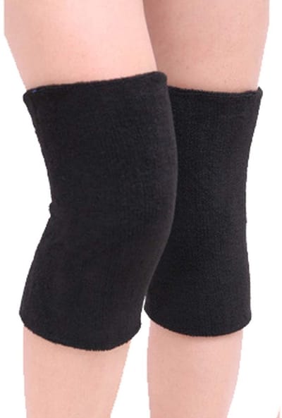 Dailygoods- Knieondersteuning Thermisch - Kniewarmers - Elastisch - Zacht - Universele Maat - Ideaal voor Fietsen/Wandelen