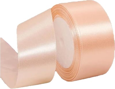 Champagner Roze Satijnen Lint 4cm Breed voor Cadeauverpakking, Bruiloft, Doop en Verjaardagsgeschenken, Decoratief Lint 22.8M