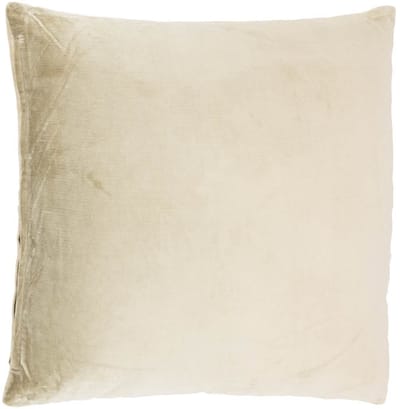 HomeBound by KY | Kussen velours beige | sierkussen zand