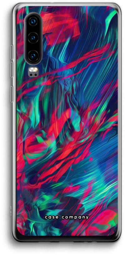 Case Company® - Hoesje geschikt voor Huawei P30 hoesje - Pilgrims Of The Sea - Soft Cover Telefoonhoesje - Bescherming aan alle Kanten en Schermrand