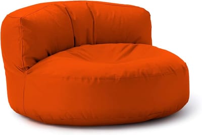 LUMALAND Beanbag Lounge: Zitzak voor uw goedgevulde sit-in | Ontdek modern, knuffelbaar design & relax in stijl in- & outdoor I Met aanpasbare EPS vulling | 90 x 50 cm