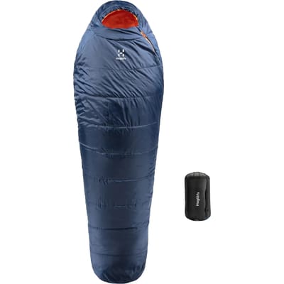 Haglofs Tarius -18ºc Slaapzak Blauw Long / Left Zipper