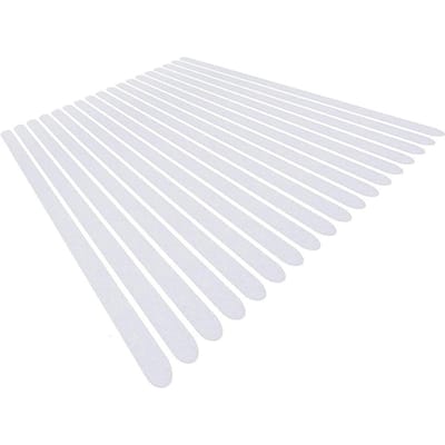 18 Stuks Antislip Strips Veiligheid Douche Treden Stickers Badkuip Antislip Stickers Antislip Tape voor white