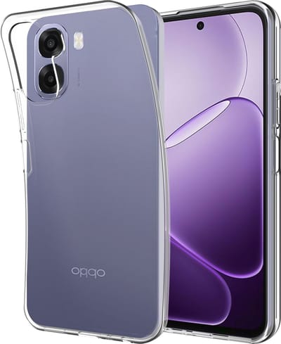 Cazy hoesje geschikt voor Oppo A6x (4G/5G) Hoesje Siliconen - Flexibele Case - Transparant
