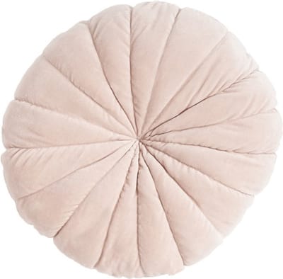 Flower Mattress Powder Roze | 40CM Diameter | Sierkussen Voor Woonkamer Of Slaapkamer | Rond Sierkussen