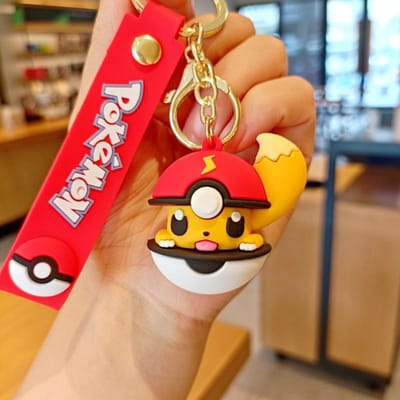 Pokemon Bal Squirtle Charmander Sleutelhanger Schattige Sleutelhanger Poppetje Cadeau Mooi Ontwerp Duurzaam Ornament voor red