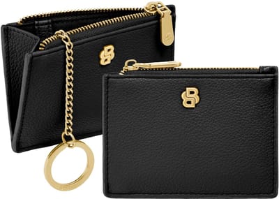 HUGO BOSS sleutelgeval kaarthouder Signature Lady Card Holder Black zwart