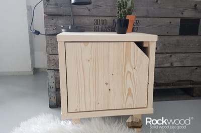 Rockwood® Nachtkastje Corner naturel onbehandeld