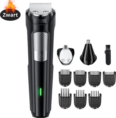 Nivard Tondeuse - Bodygroomer Mannen - Scheerapparaat - Baardtrimmer - Zwart
