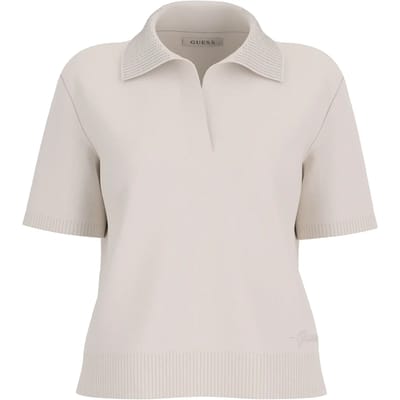 T-shirt Korte Mouw Guess SS RHINESTONES POLO STORMI SWT W6GR03 Z0583