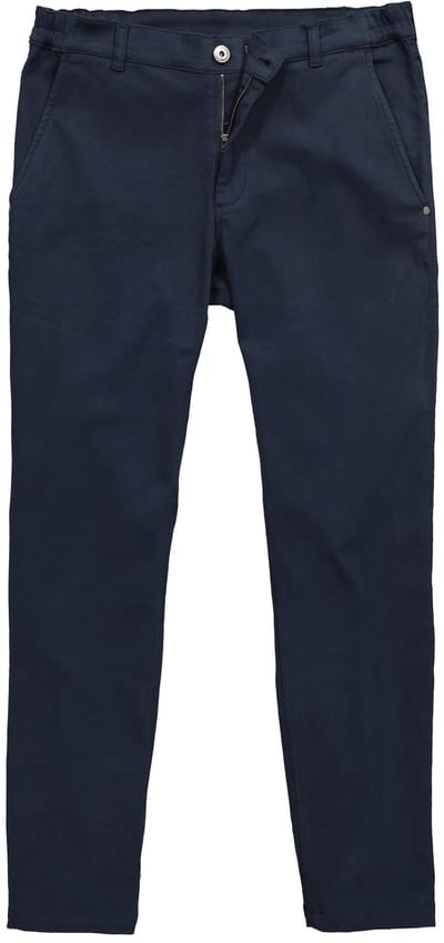 JP 1880 - Heren - Chino Ultra FLEXNAMIC® broek straight fit tot maat 72 - Navy blauw - Maat 70