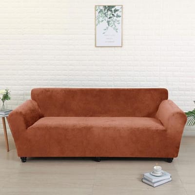 Fluwelen bankhoes elastische bank Funda bankhoes voor woonkamer hoekbank L-vormige bank hoes Housse Canape Dangle 1 seat 90-140cm