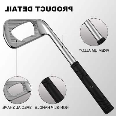 Persoonlijke Flesopener in Golf Club Vorm, Uniek Cadeau voor Golfers en Bierliefhebbers, Ideaal voor Mannen en Vrienden