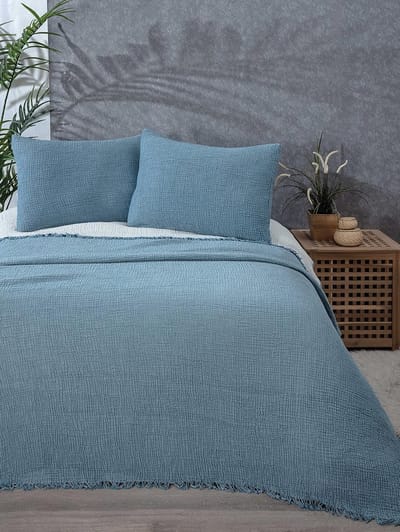 Luxe 4-Laags Mousseline Plaid Deken van 100% Katoen - 230x240cm