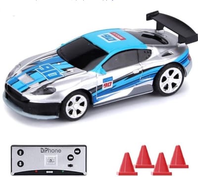DrPhone TinyCars2  - 1:58 Bluetooth R/C Racer 2.4Ghz Besturing tot 30 meter - 20 KM/H -  Bestuurbare Auto voor IOS / Android - Defender