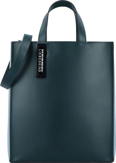 LIEBESKIND BERLIN Handtas Schoudertas Paper Bag Carter Color Combi Paperbag Mystic River Petrol
