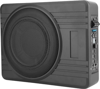 Allecto - Onderstoel Subwoofer - 800W Auto Bass Speaker - Helder Geluid - Compact formaat - Krachtige bas - Ideaal voor auto - Zwart