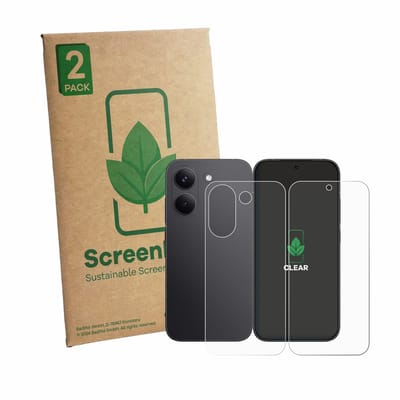 2 Stuks Screenprotector voor Xiaomi Poco X8 Pro (Voor+Achter) - Hoogwaardige Beschermfolie transparant