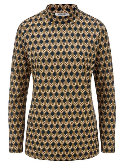 Shirt Van Peter Hahn bruin