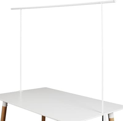 Verstelbare Metalen Tafelklem – 140 tot 250 cm – Decoratieve Tafel Klem – Binnen & Buiten – Tafeldecoratie – Feestdecoratie – Mat Wit