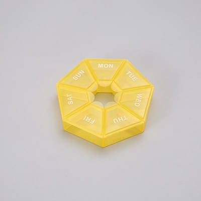 Mini Draagbare Pillen Organizer Wekelijkse Tablet Houder Draagbare Reis Mini Kleine Pillendoosje Pillen Doosjes Opberg Organizer Container