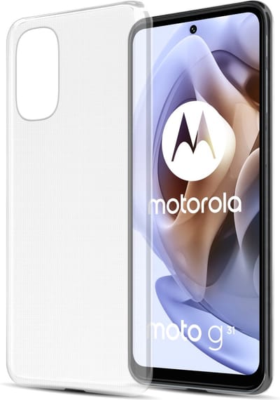 Cadorabo Hoesje geschikt voor Motorola MOTO G31 / G41 in VOLLEDIG TRANSPARANT - Beschermhoes gemaakt van flexibel TPU Silicone Case Cover