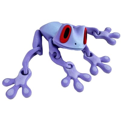 3D Printen Magnetische Zuiging Kikker Koelkastmagneet Verplaatsbaar Ornament Kikker Speelgoed Schattig Nieuwigheid Creativiteit Huisornament Figuur 12cm
