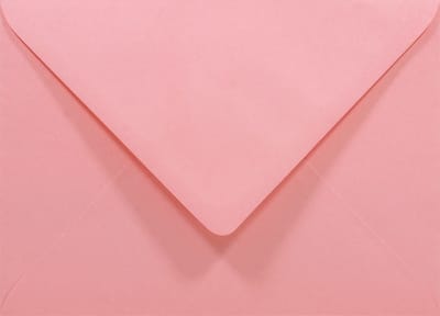 Gladde roze enveloppen A6 - 125 x 175 mm - B6 - 50 stuks - NK natgelijmde - 80 gram - Rainbow - Netuno