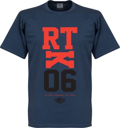 Retake RTK06 T-Shirt - Denim Blauw - M
