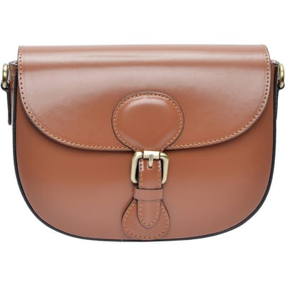 Isabella Rhea Brown Rundleer Tas