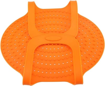 Kalkoenlifter, gevogeltelifter van -40 graden tot 260 graden, siliconen kalkoenlifter voor het heffen van zware braadstukken, gevogelte, kip, kalkoenvlees (Orange)